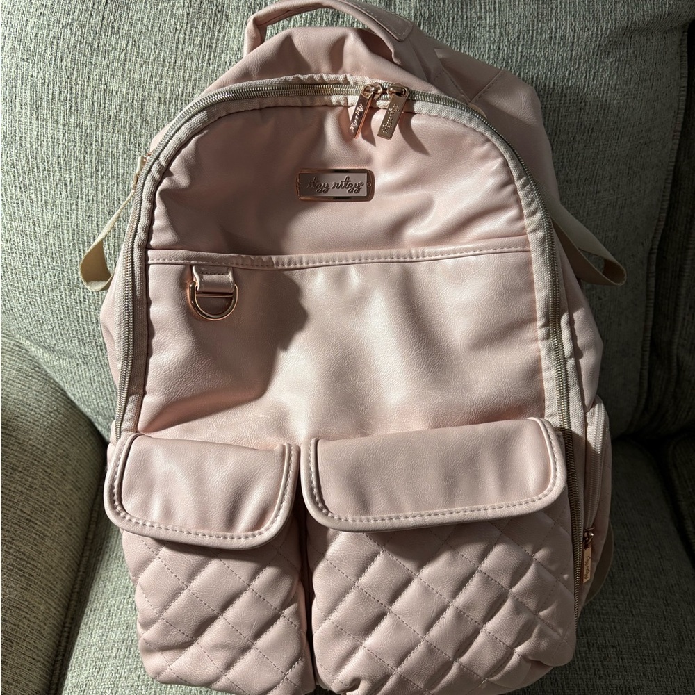 Itzy Ritzy Pink Backpack Diaper Bag